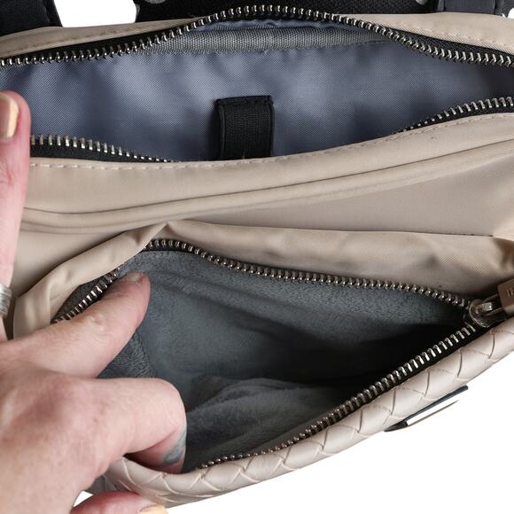 Women's Beige IHKWIP Crossbody Purse - 9.5W x 6.25H x 1D - Picture 13 of 16